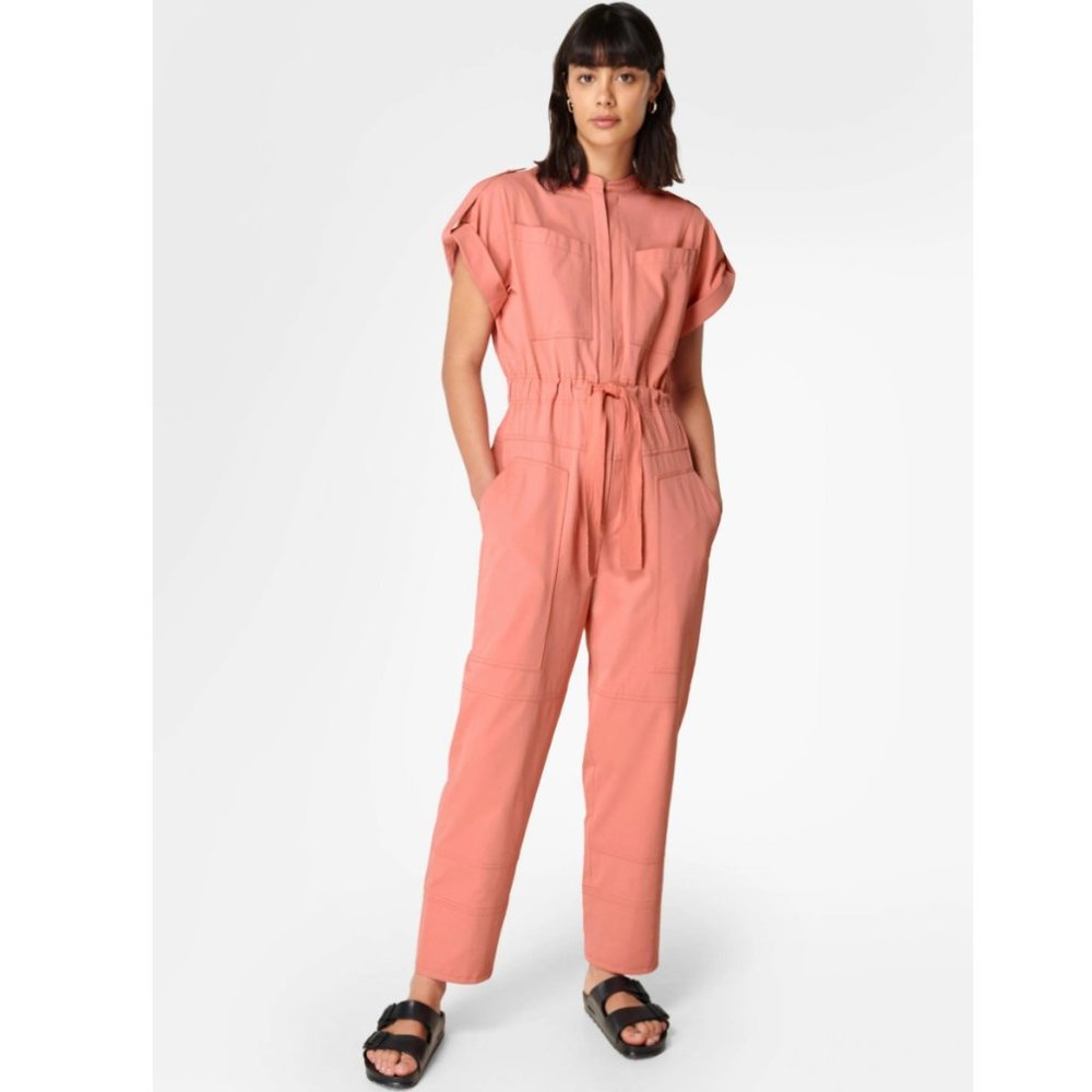 NWT Sweaty Betty Women's Blake Twill Jumpsuit (Small)
